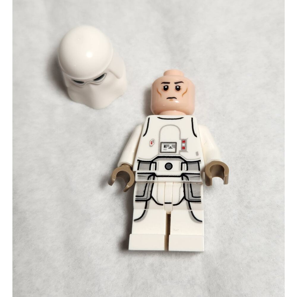 Lego Star Wars Snowtrooper Minifigure With Speeder Bike VG+ - Picture 6 of 7